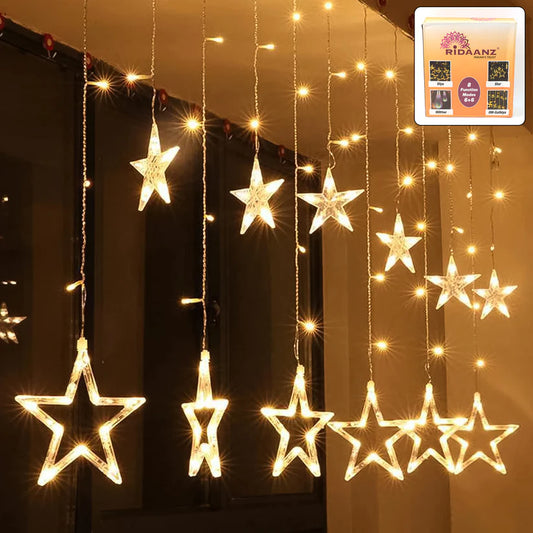 12 Stars LED String Lights With 8 Flash Modes