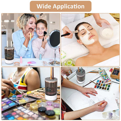 Automatic Makeup Brush Washer Fast & Hands-Free