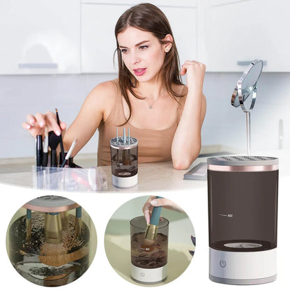 Automatic Makeup Brush Washer Fast & Hands-Free
