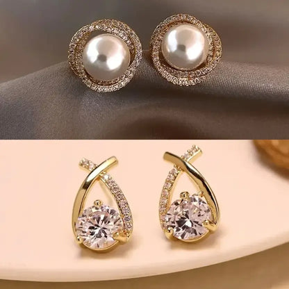 Cross Bling Minimalist Earrings