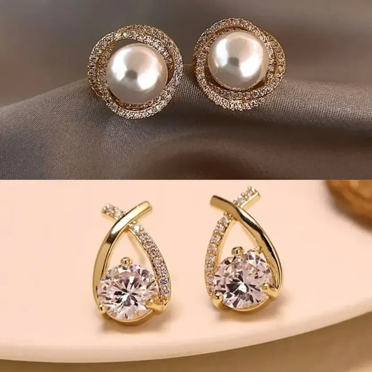 Cross Bling Minimalist Earrings