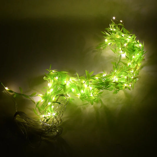 Decorative LED Leaf String Light