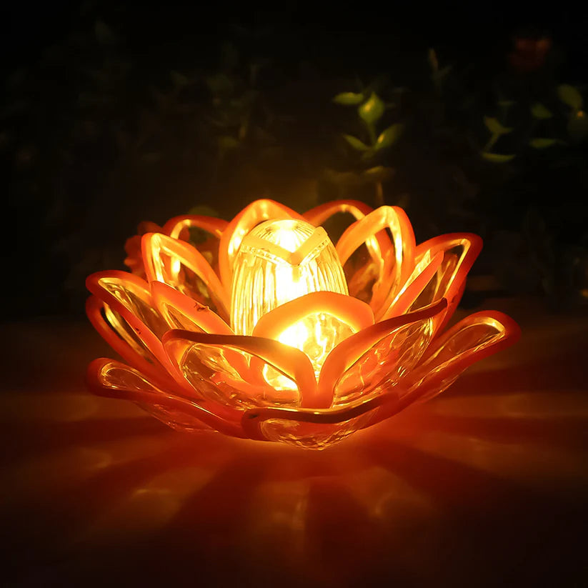 Decorative Lotus Shaped LED Candle Light
