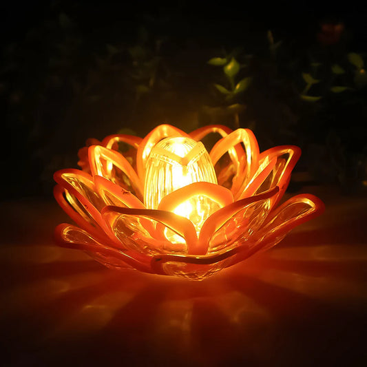 Decorative Lotus Shaped LED Candle Light