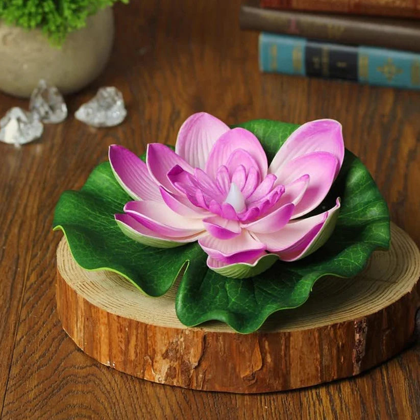 Floating LED Lotus Candles – Pack of 6