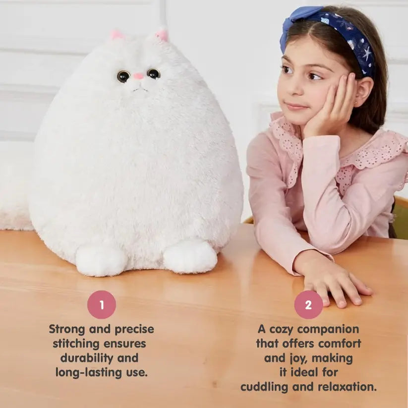 Giant Fluffy Persian Cat Plush Toy