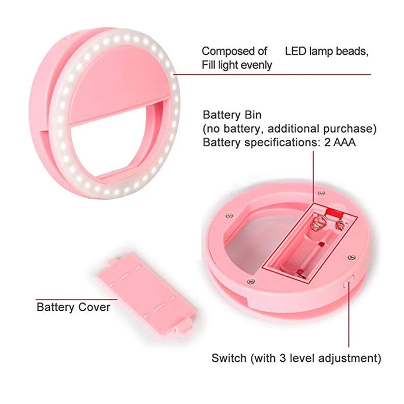 Phone Selfie Ring Light