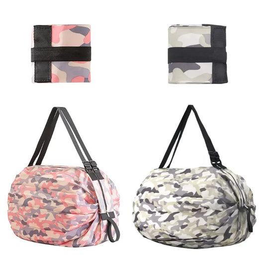 Waterproof Folding Shopping Bag (Pack of 1, Random Color)