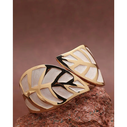 White Leaf Bracelet for Women
