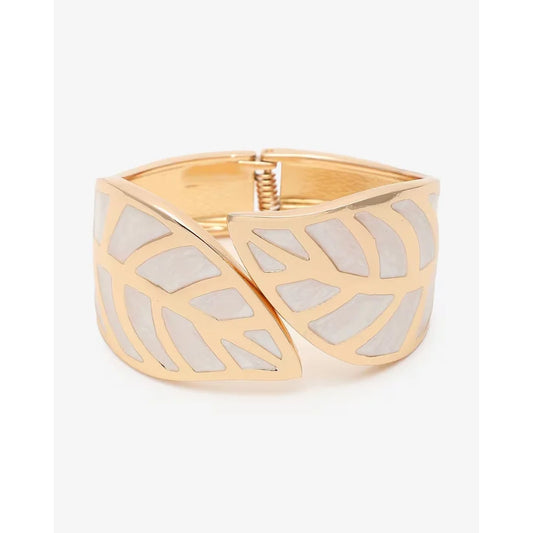 White Leaf Bracelet for Women