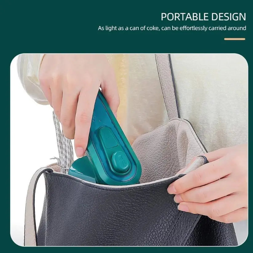 2-in-1 Mini Steamer & Iron