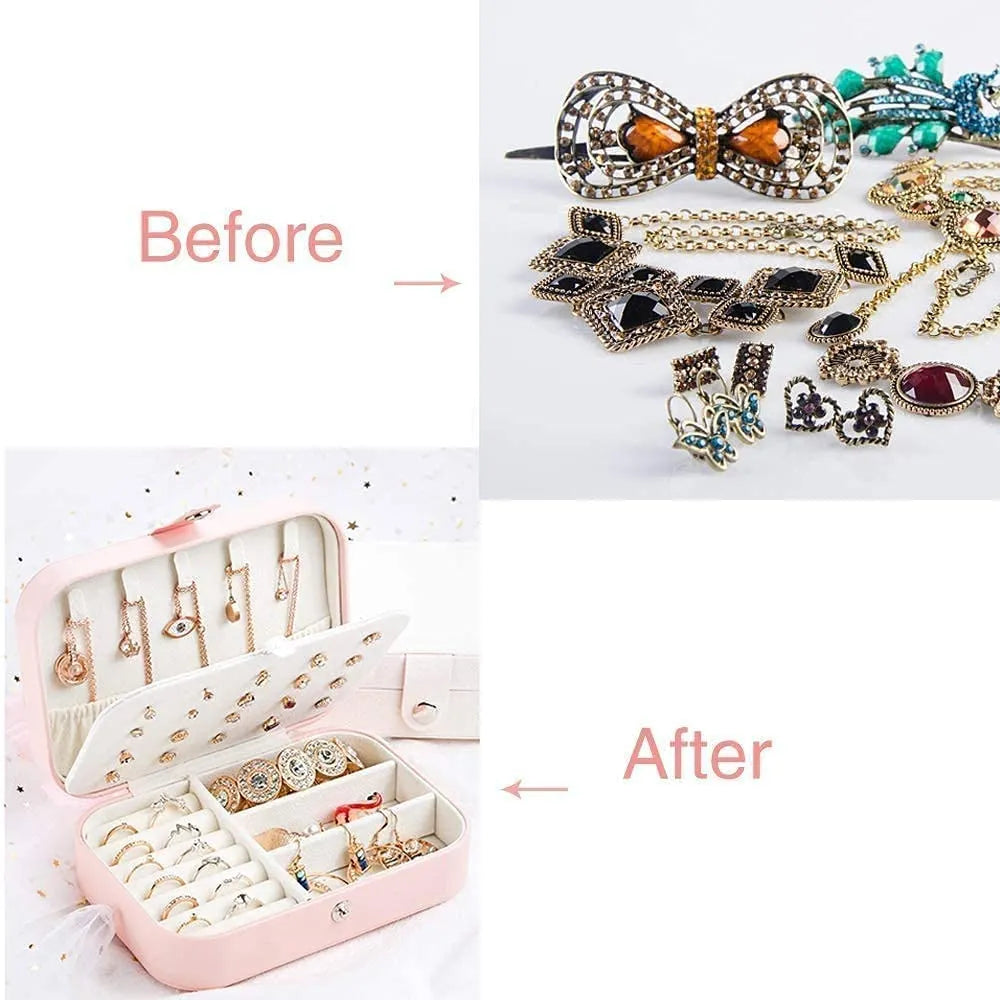Travel Jewelry Organizer Box